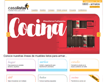 Tablet Screenshot of casalista.com.ve
